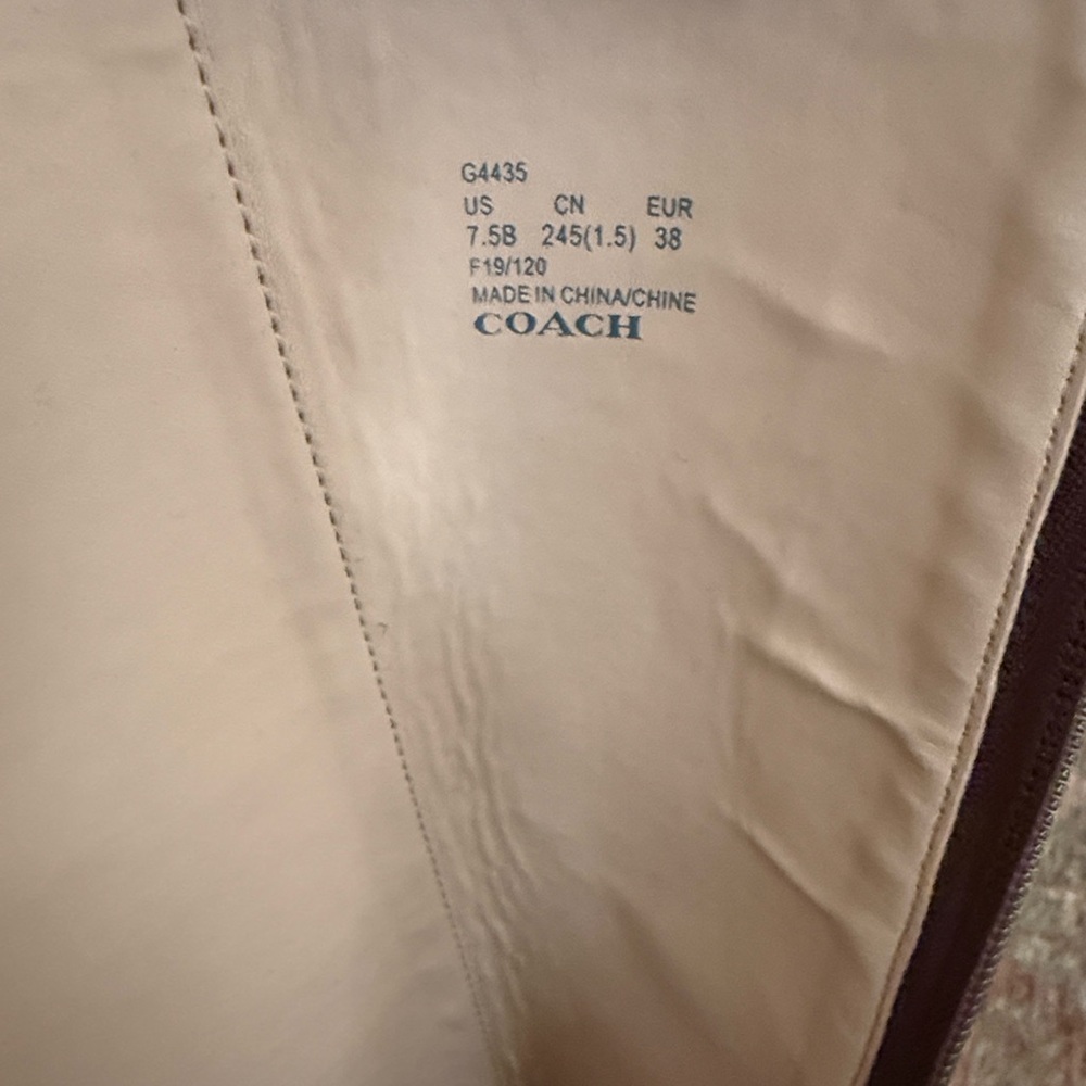 Coach Leather Riding Boots - Picture 2 of 8